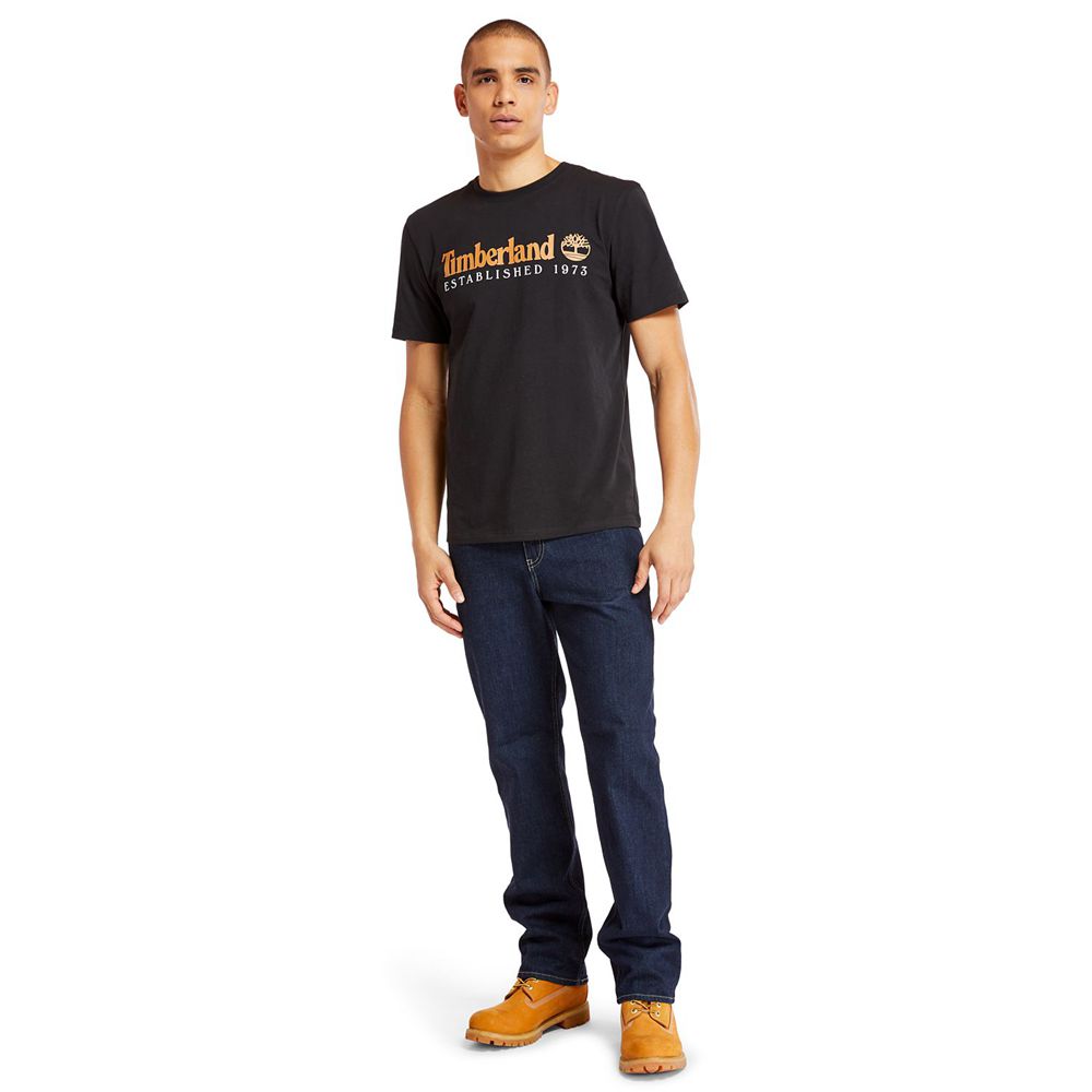 Timberland Παντελονια Ανδρικα Σκουρο Μπλε - Regular Fit Denim Jeans - Greece 6428037-AZ